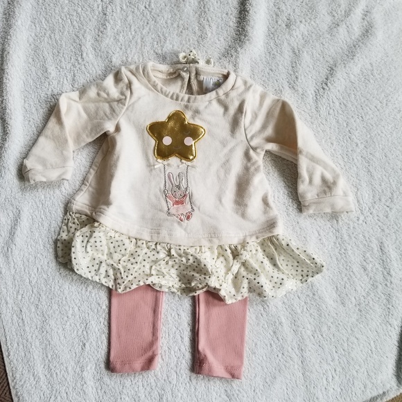 Dylan & Abby Long Sleeved Tunic with Leggings - Picture 1 of 4